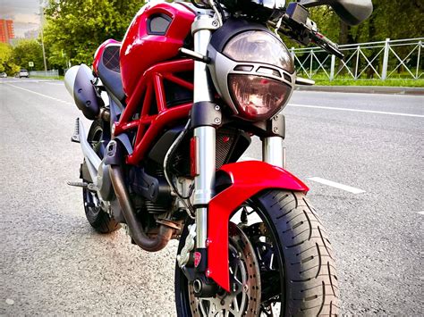 Купить б у Ducati Monster инжектор передач в Москве красный naked bike года на Авто