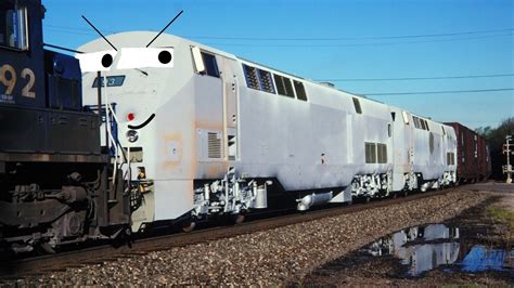 Amtrak P42DC 93 Is Naked YouTube