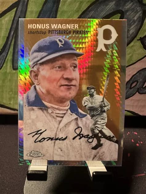 R Fracteur De Prisme Anniversaire Topps Chrome Platine Honus