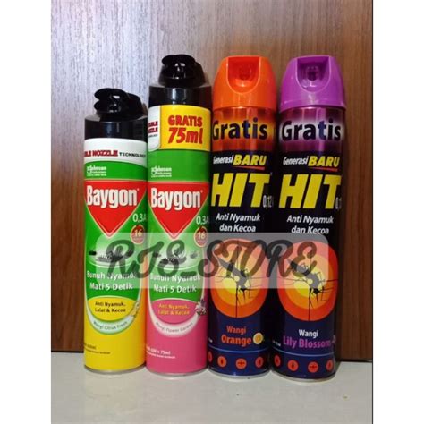 Jual INDOMARKET ID BAYGON SEMPROT HIT SPRAY SEMPROT 600 75ml