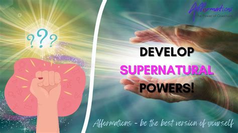 Develop You Unique Superpowers Afformations Youtube