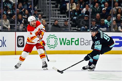 Flames' Rasmus Andersson day-to-day after getting struck by vehicle