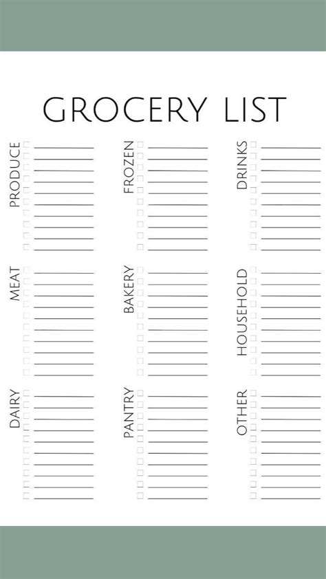 Grocery List Printable In Recipe Cards Printable Free Recipe