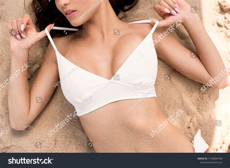 Cropped View Sexy Girl White Bikini Stock Photo Shutterstock