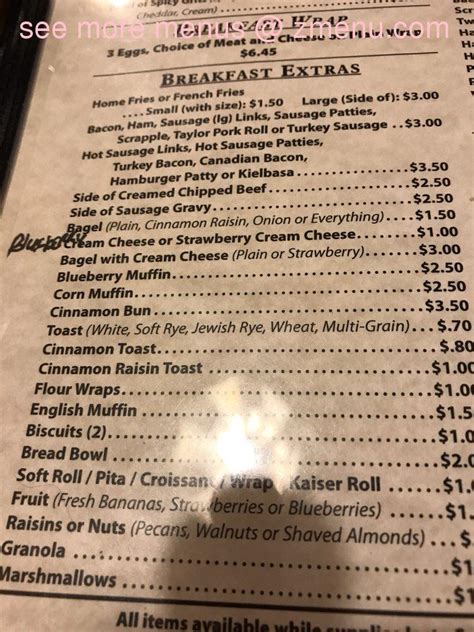 Menu At Madison Restaurant Levittown