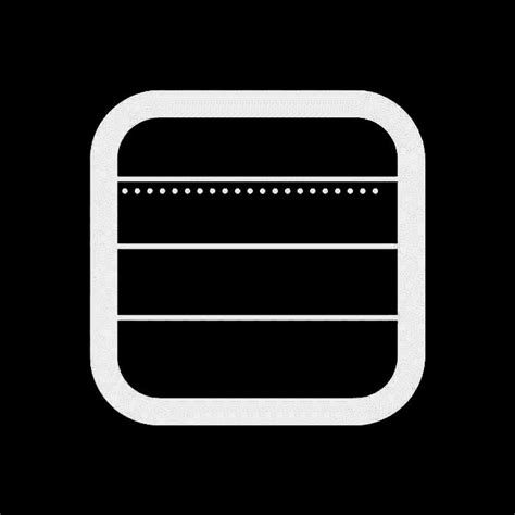 Notes App Icon Black And White Cones Tela De Fundo Cone