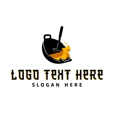 Fried Rice Wok Logo Brandcrowd Logo Maker