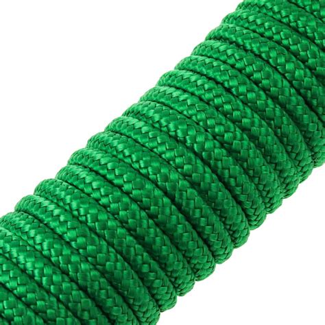 Cuerda Trenzada Multifilamento Pp M X Mm Verde Cablematic