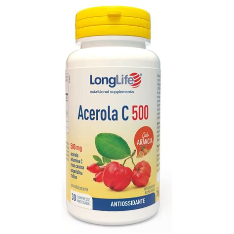 Longlife Acerola C 500 Arancia 30 compresse