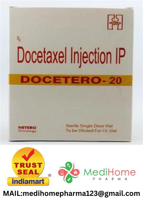 Docetaxel 20 Mg Injection At Rs 2755 Vial Docetaxel Injection In