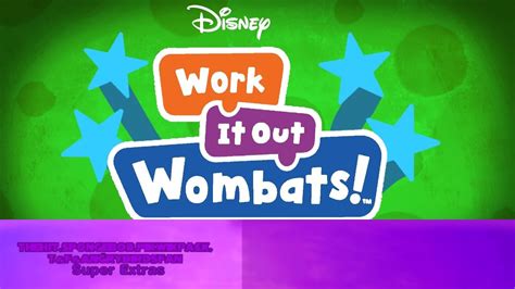 Work It Out Wombats Disney Green Logo FANMADE YouTube