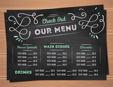 Entry #52 by MaheshNagdive for Modern Cafe Menu Board Design | Freelancer