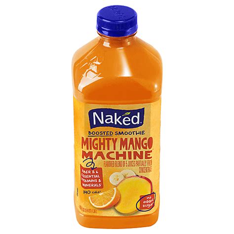 Naked Boosted Smoothie Mighty Mango Machine Juice 46 Fl Oz Produce St Marys Galaxy