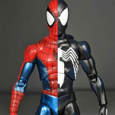 Mafex Spider Man Black Suit Symbiote Figure Review 59 Off