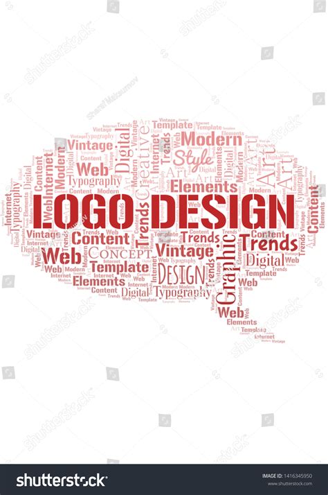 Logo Design Word Cloud Wordcloud Made With Text Royalty Free Stock