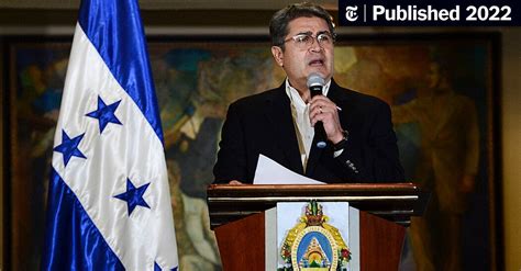 U.S. Requests Extradition of Former Honduran President - The New York Times