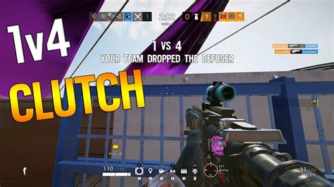 INSANE 1v4 Clutch Rainbow Six Siege YouTube