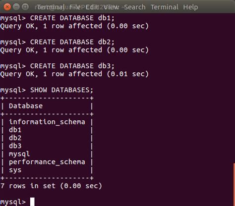 How To Show Existing Databases In Mysql Tutorialkart