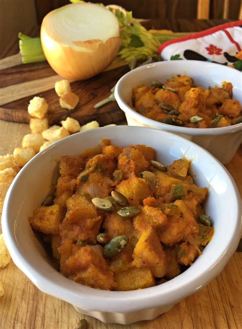Pumpkin Stuffing #PumpkinWeek - Cindy's Recipes and Writings