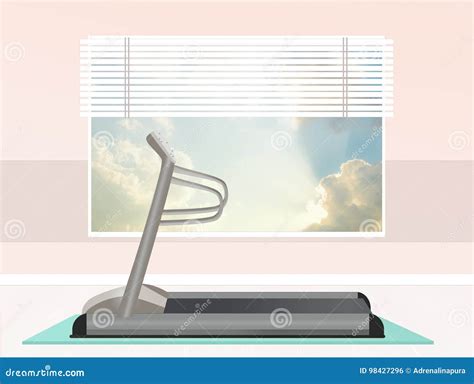 Tapis Roulant Stock Illustration Illustration Of Active 98427296