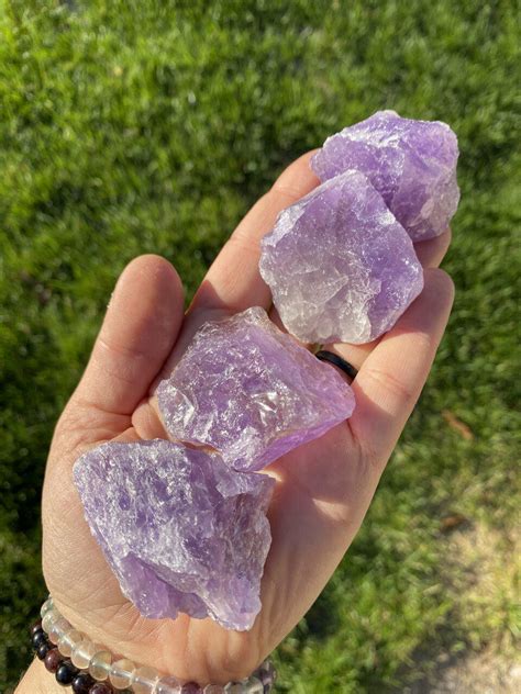 Raw Amethyst Crystal Grade Ab Natural Amethyst New Moon Beginnings