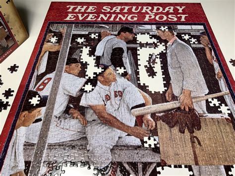 The Rookie By Norman Rockwell Buffalo 1000 Pcs Quite Difficult But