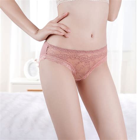 Lot Sexy Women Bikini Panties Brief Floral Lace Cotton Underwear US EBay