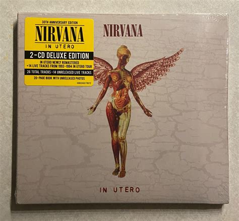 Nirvana In Utero 30th Anniv 2 Cd Deluxe Edition New 2023 Releasemint Helia Beer Co