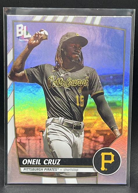 2023 Topps Big League Baseball Oneil Cruz Uncommon Rainbow Foil Sp 226