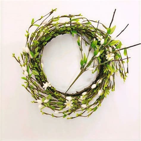 Pussy Willow Wreath Etsy