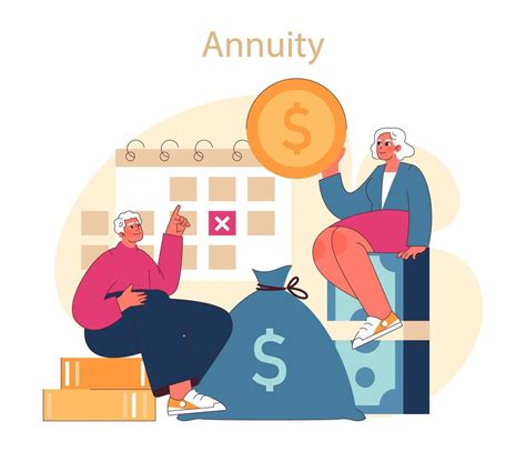 annuity investment concept  vector art  vecteezy