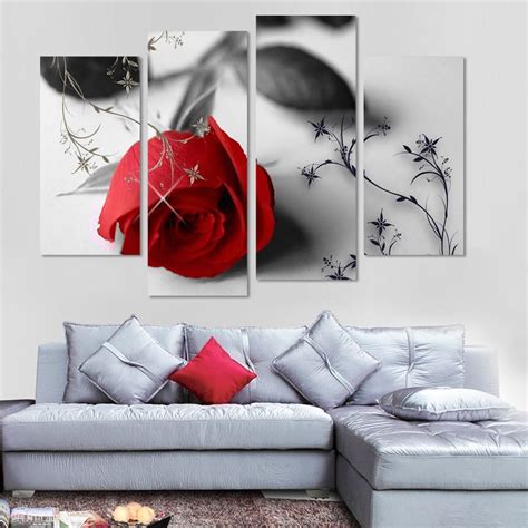 15 The Best Red Rose Wall Art