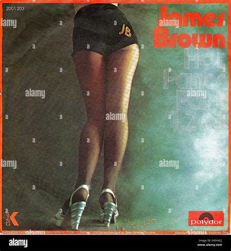 Vintage Single Record Cover Brown James Hot Pants Part D Stock Photo Alamy