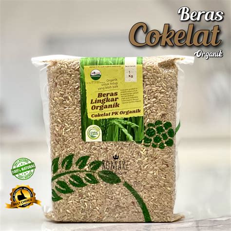 Beras Coklat 100 Organik Beras Coklat Premium Brown Rice Lazada