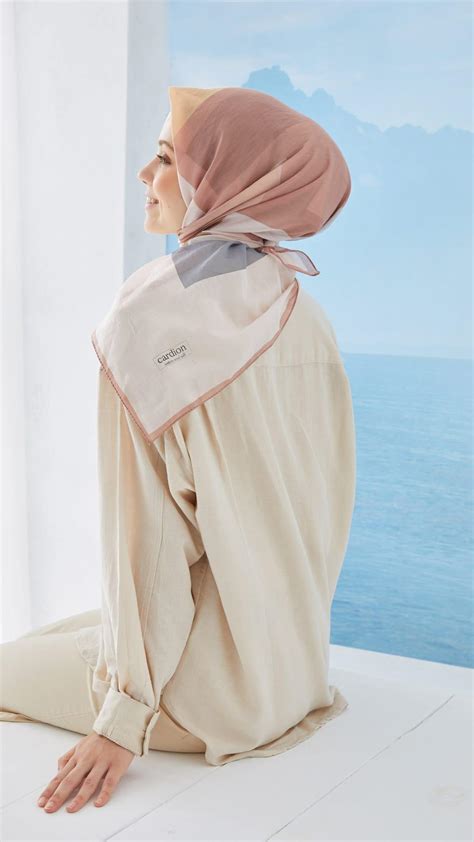 Pamuk İpek Küp Eşarp NUDE