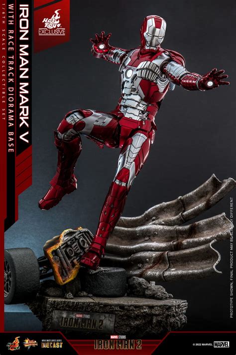 Hot Toys Iron Man Mark V Con Race Track Diorama Itakon It