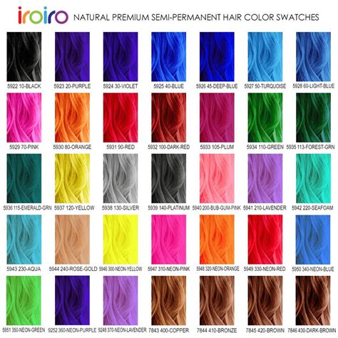 Iroiro Premium Natural Semi Permanent Hair Color Semi Permanent Hair Color Sally Beauty