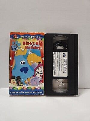 Blues Clues Blue S Big Holiday VHS 2001 Nickelodeon Paramount EBay