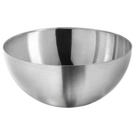 Blanda Blank Serving Bowl Stainless Steel 28 Cm Ikea