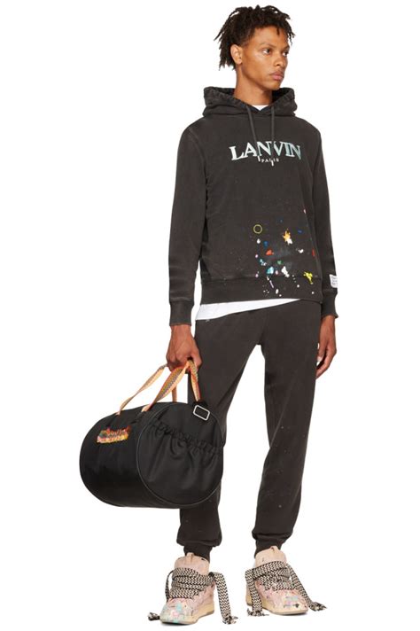 Black Gallery Dept Edition Lounge Pants By Lanvin On Sale