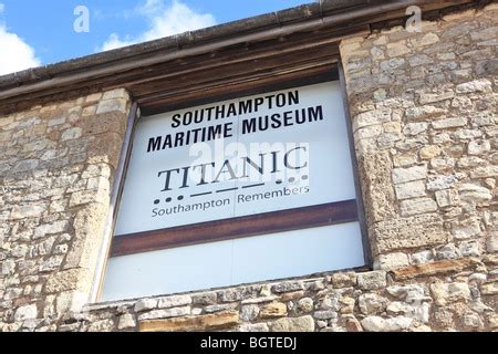 Maritime (Titanic) Museum, Southampton, Hampshire, England Stock Photo ...