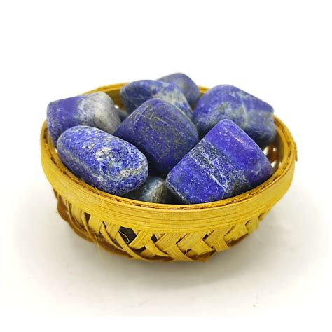 Lapis Lazuli Tumbled Stone Pebbles Enlightenment Crystal