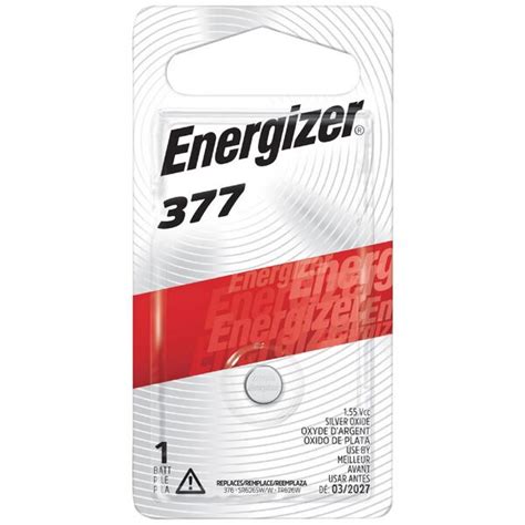 Energizer 377/376 Silver Oxide Button Battery | Officeworks