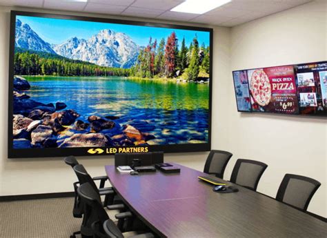 Upgraded Conference Room Video Wall - LED Partners Digital Displays