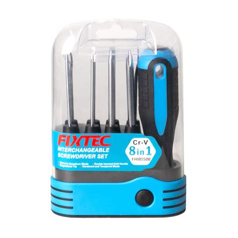 Fixtec Multi Function Repair Hand Tool Kit 8 In 1 Slotted Phillips