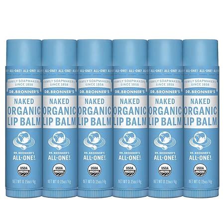 Amazon Dr Bronner S Organic Lip Balm Naked Ounce Pack Unscented Made With