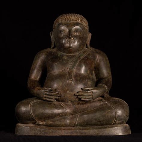 The Buddhist Disciple Phra Sankachai Phra Sangkachai Bronze Du Siam