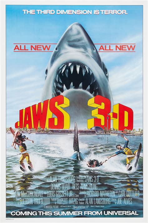 Jaws 3-D (#1 of 2): Mega Sized Movie Poster Image - IMP Awards