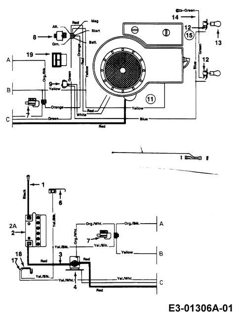 Schaltplan Rasentraktor Magnetschalter