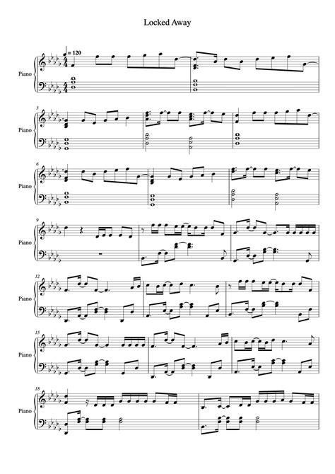 Learning R. City, Adam Levine's "Locked Away" Piano Lessons | TOPiano